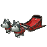 Husky Sled  - Ultra-Rare from Winter 2022